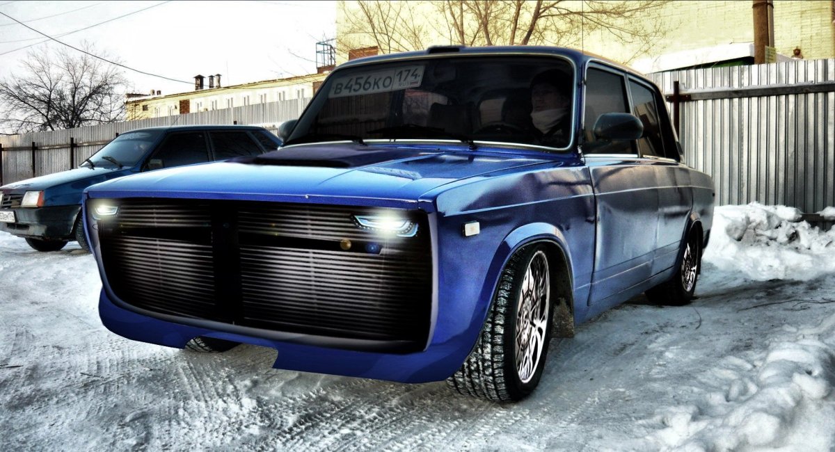 ВАЗ 2107 затюнингованная