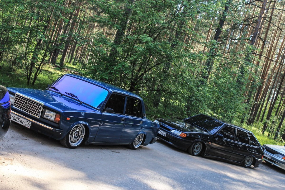 ВАЗ 2107 зеленая БПАН