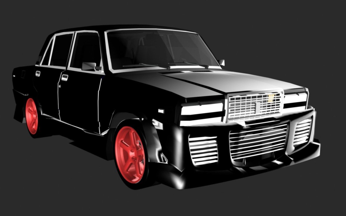 ВАЗ 2107 тюнингованная