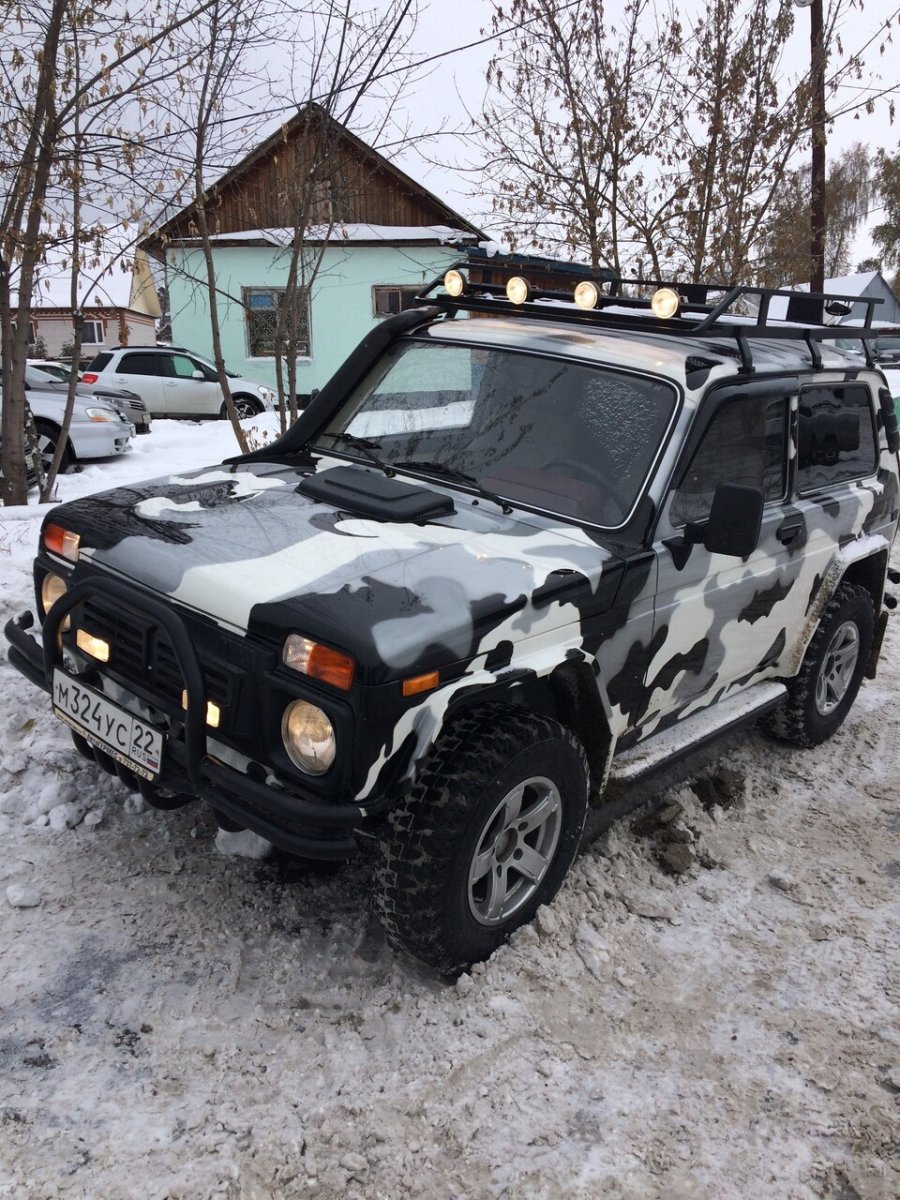 Нива Бронто белый камуфляж