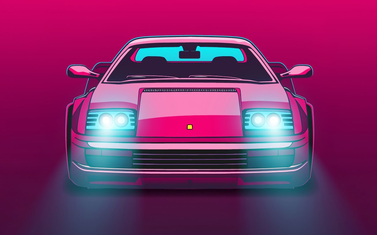 Ferrari Testarossa Neon