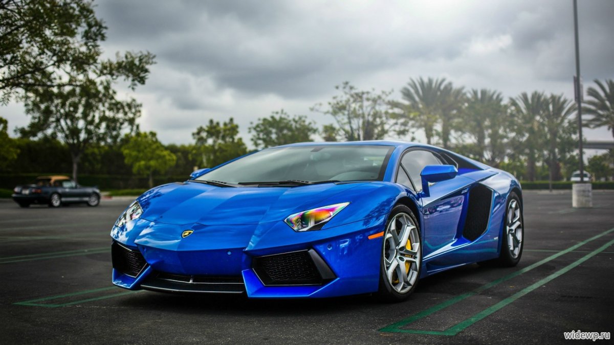 Lamborghini Aventador lp700-4 Blue