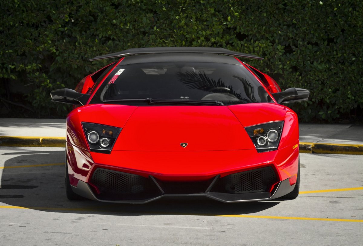 Lamborghini Murcielago lp640 SV красный