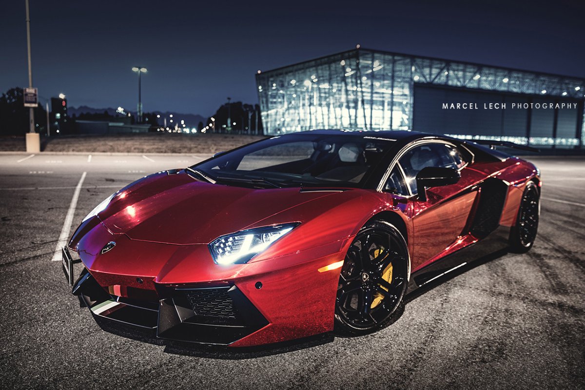 Lamborghini Aventador lp700 в хроме