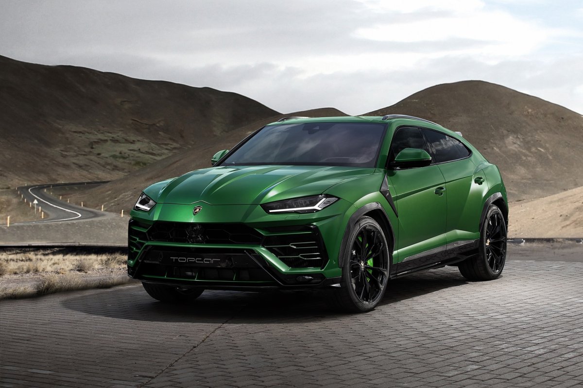 Lamborghini Urus зеленый
