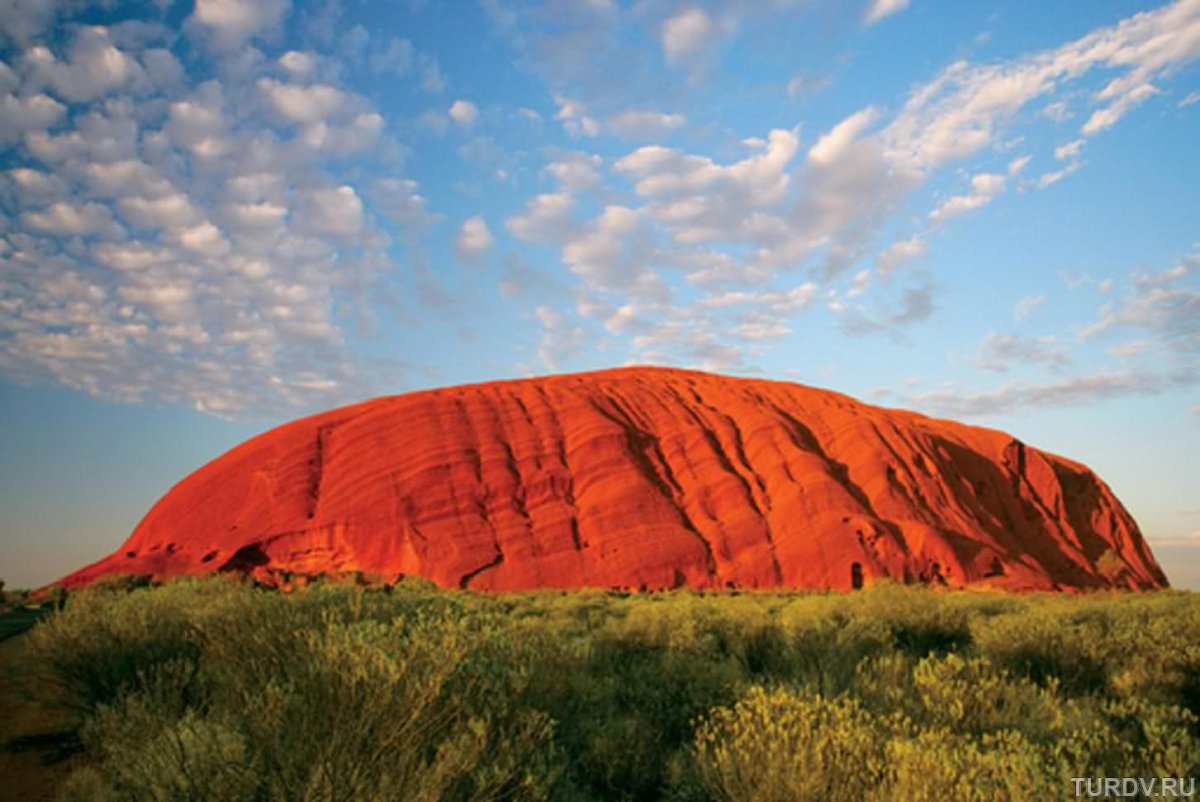 Гора лакколит в Австралии