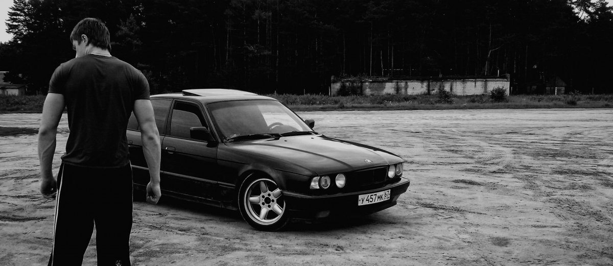 Пацан на BMW e34