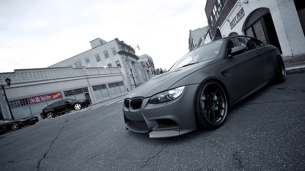 BMW m3 серый матовый