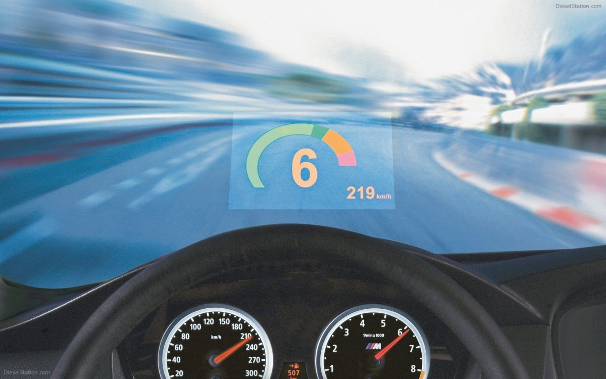 BMW e60 head up display