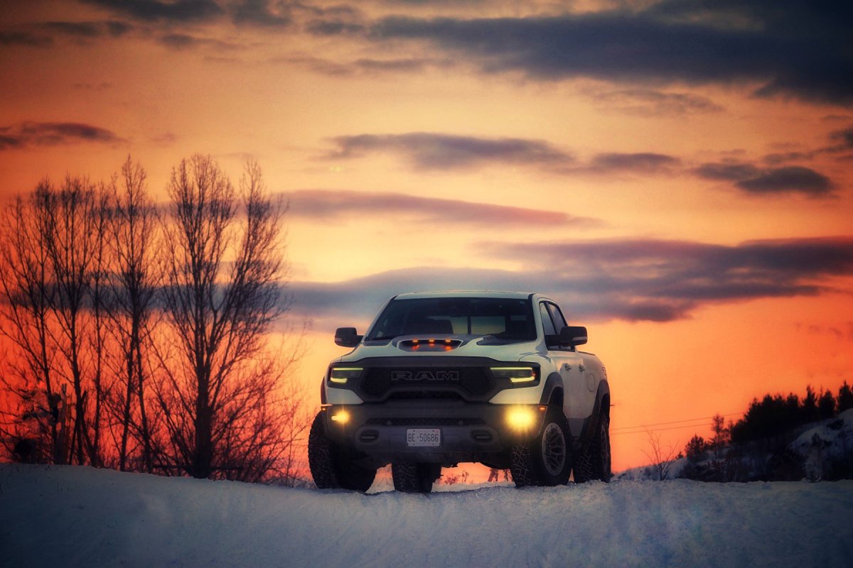 Ram TRX Winter Night