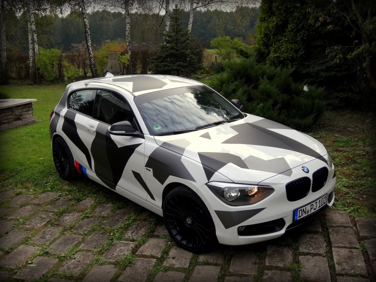 BMW f20 камуфляж