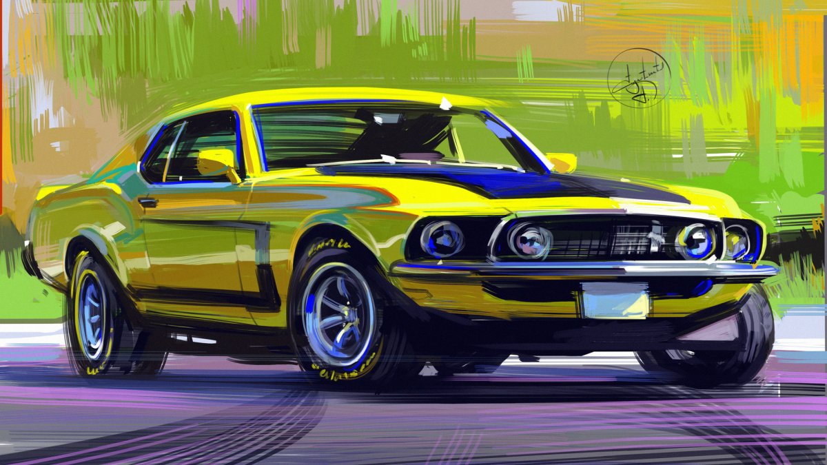 Ford Mustang 1969 Plan