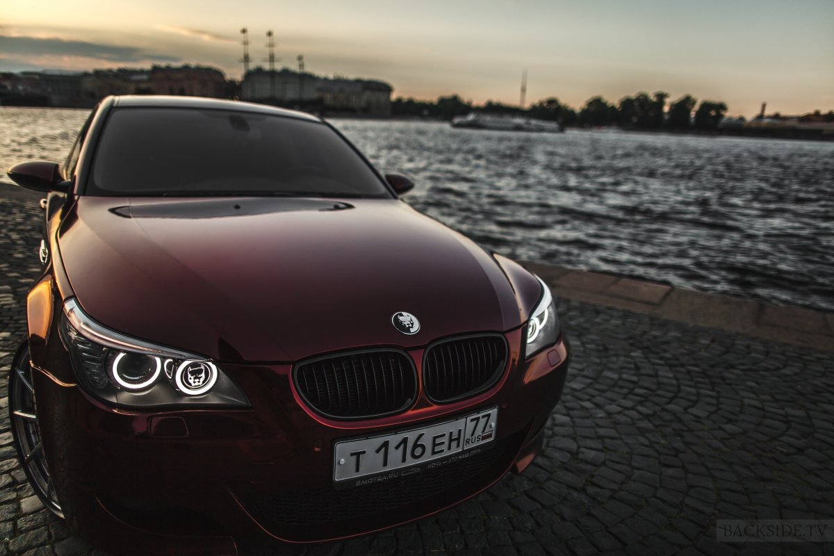 BMW 5 e60 тень