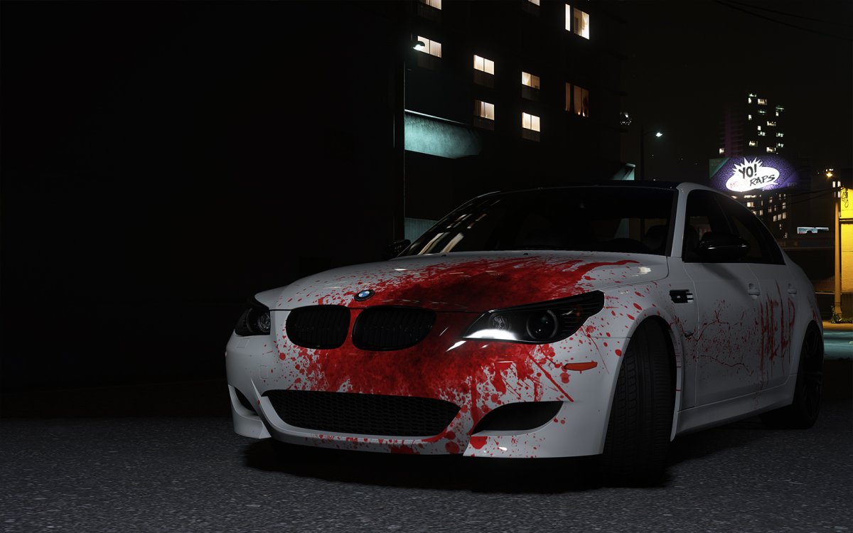 BMW e60 m5 в крови