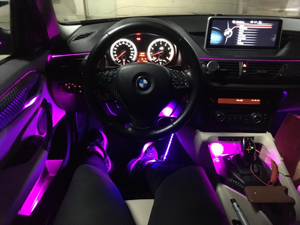 Амбиентная подсветка BMW e84