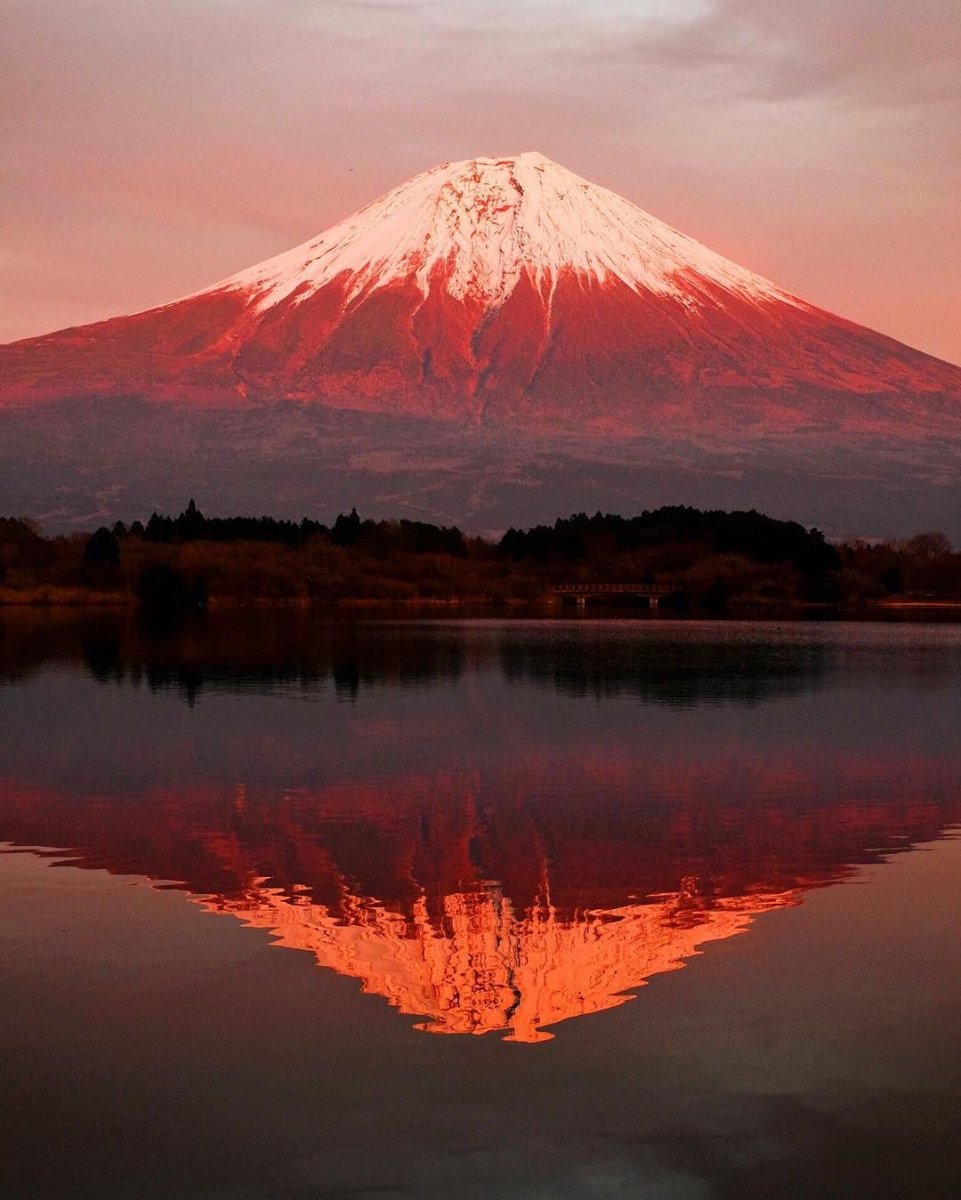 Япония вулкан Фудзияма