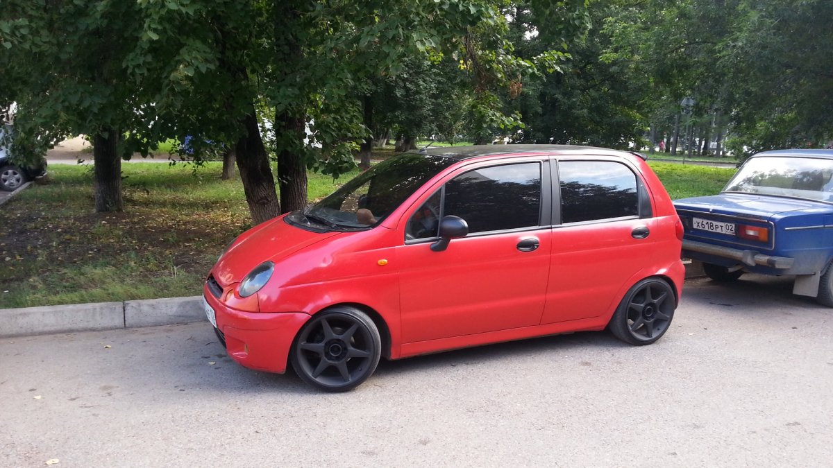 Daewoo Matiz на КРУТЫХ дисках