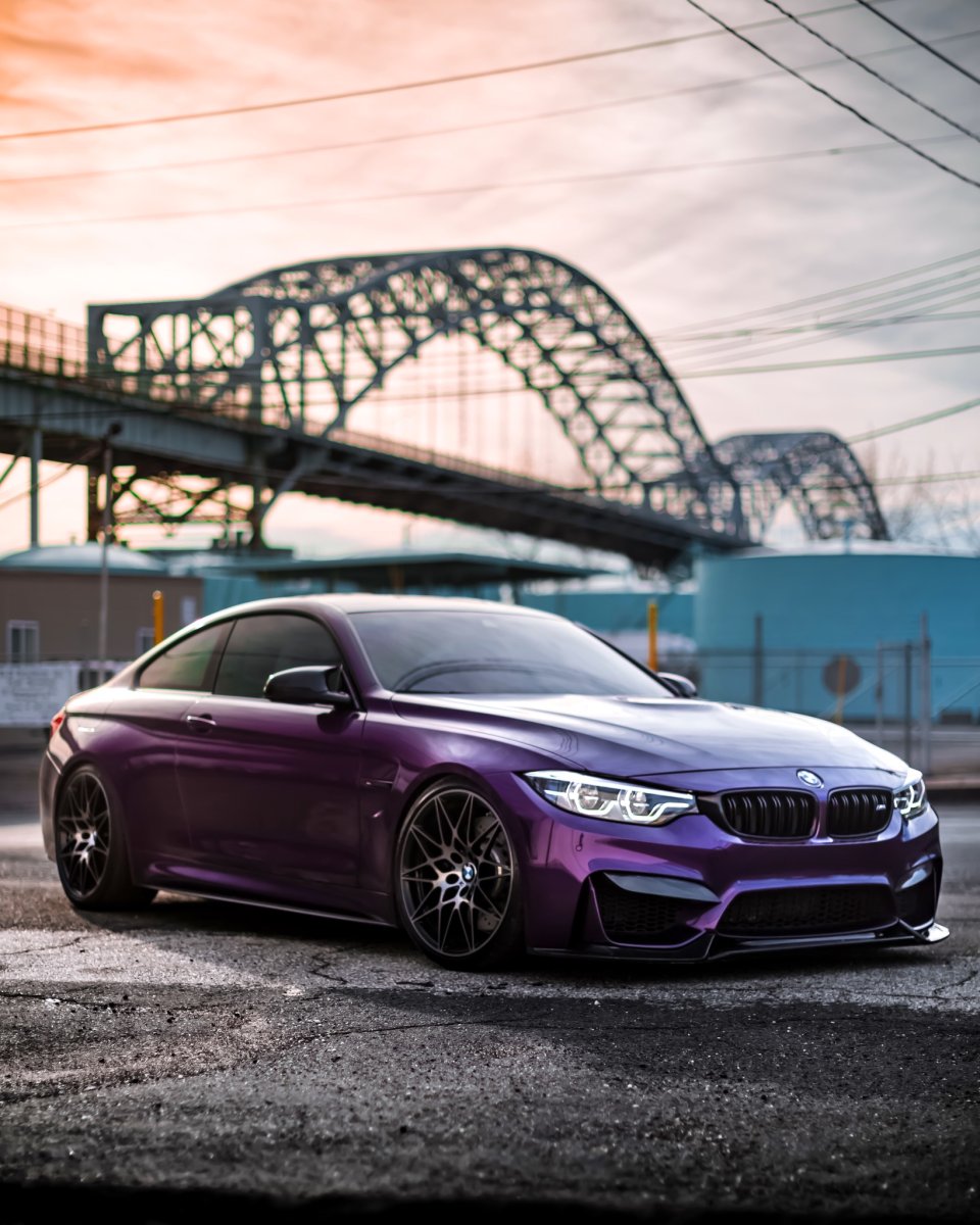 BMW m4 f82 Purple