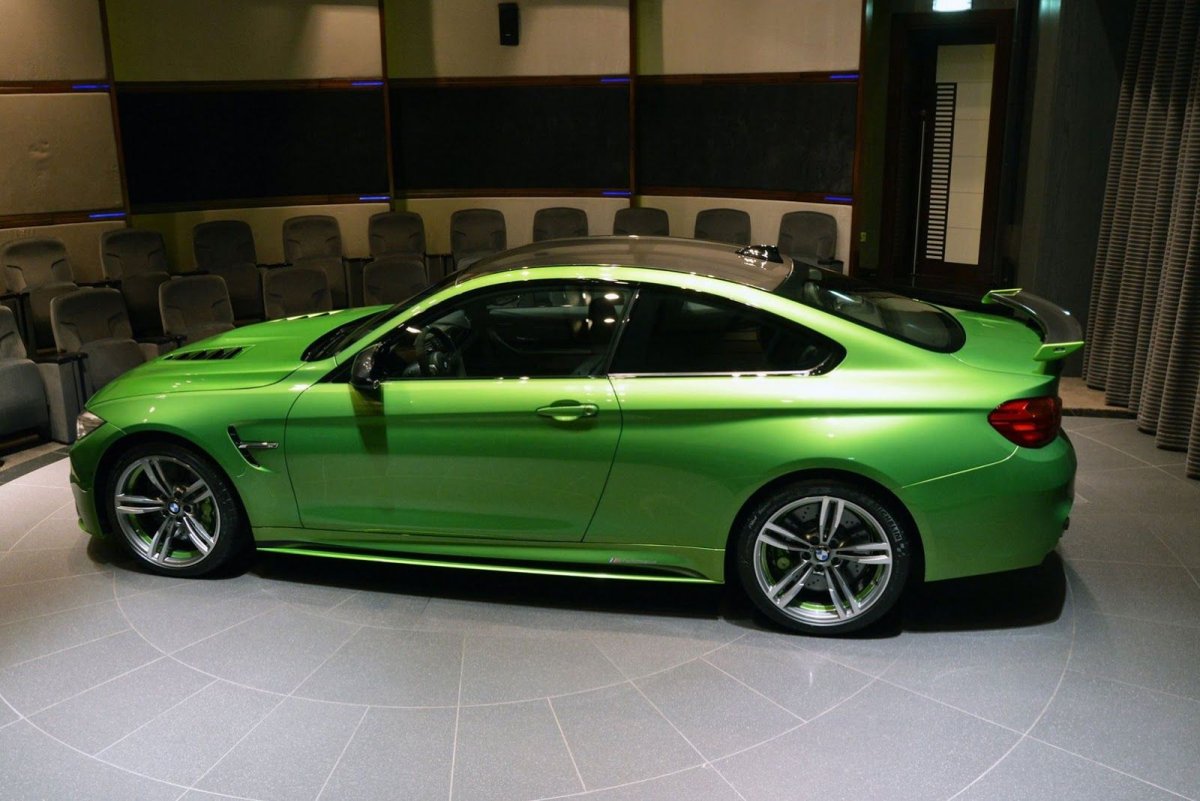 BMW 4 Coupe Green