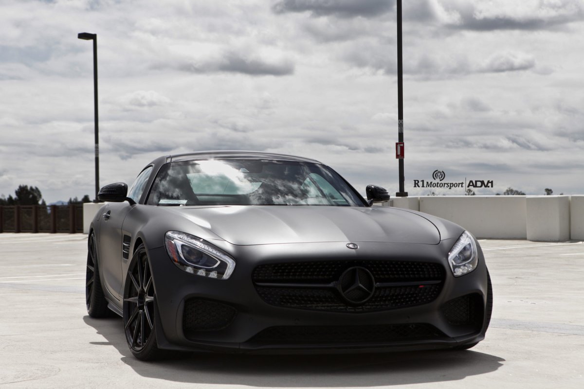 Mercedes AMG gt Black Matte