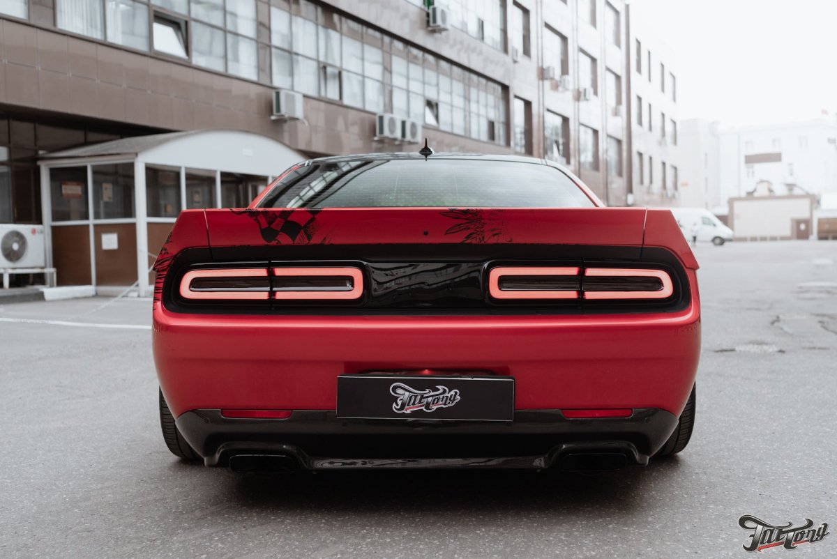 Пороги dodge Challenger Hellcat