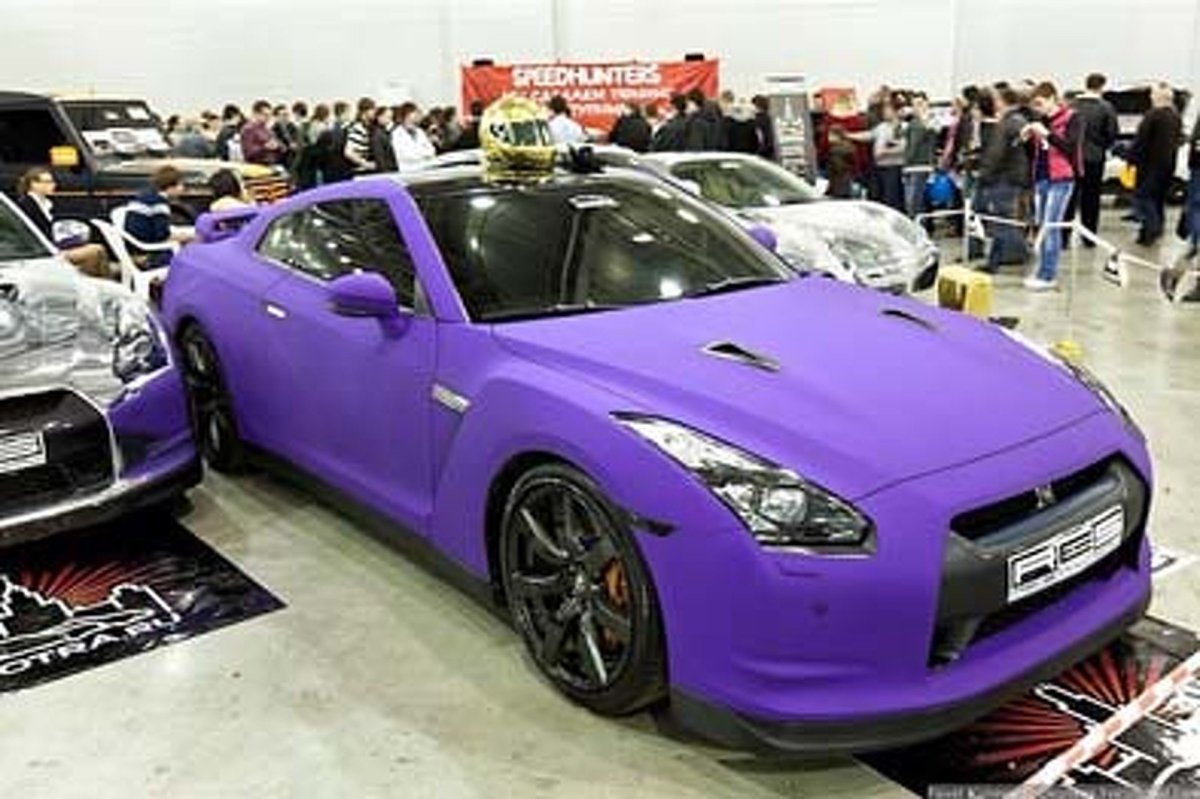 Фиолетовый ГТР матовый