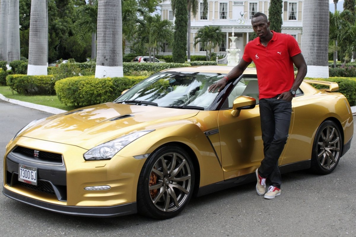 Nissan GTR Усейн болт