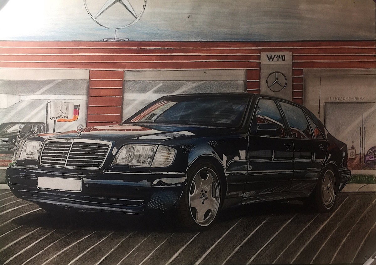 Mercedes-Benz w140 Art