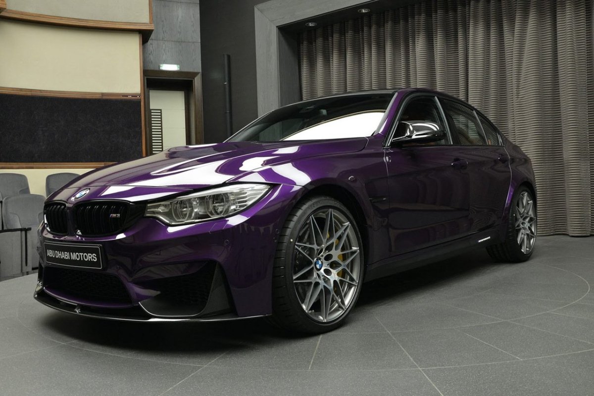 BMW m3 Purple
