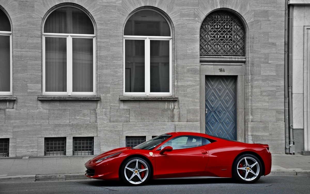 Ferrari f8 красный
