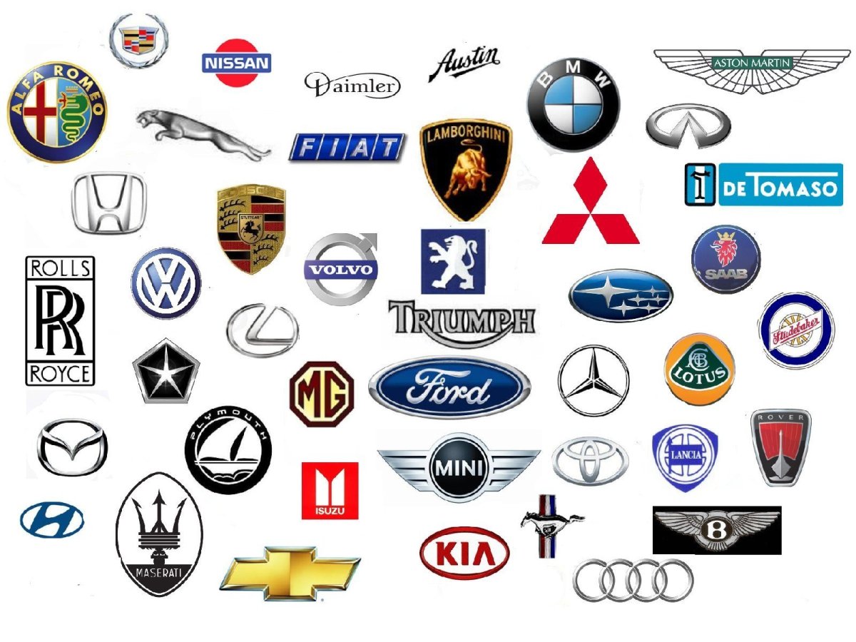Эмблемы спортивных автомобилей