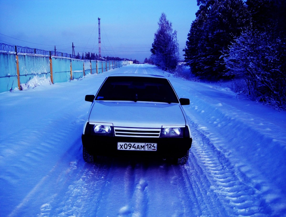 ВАЗ 2109 зима