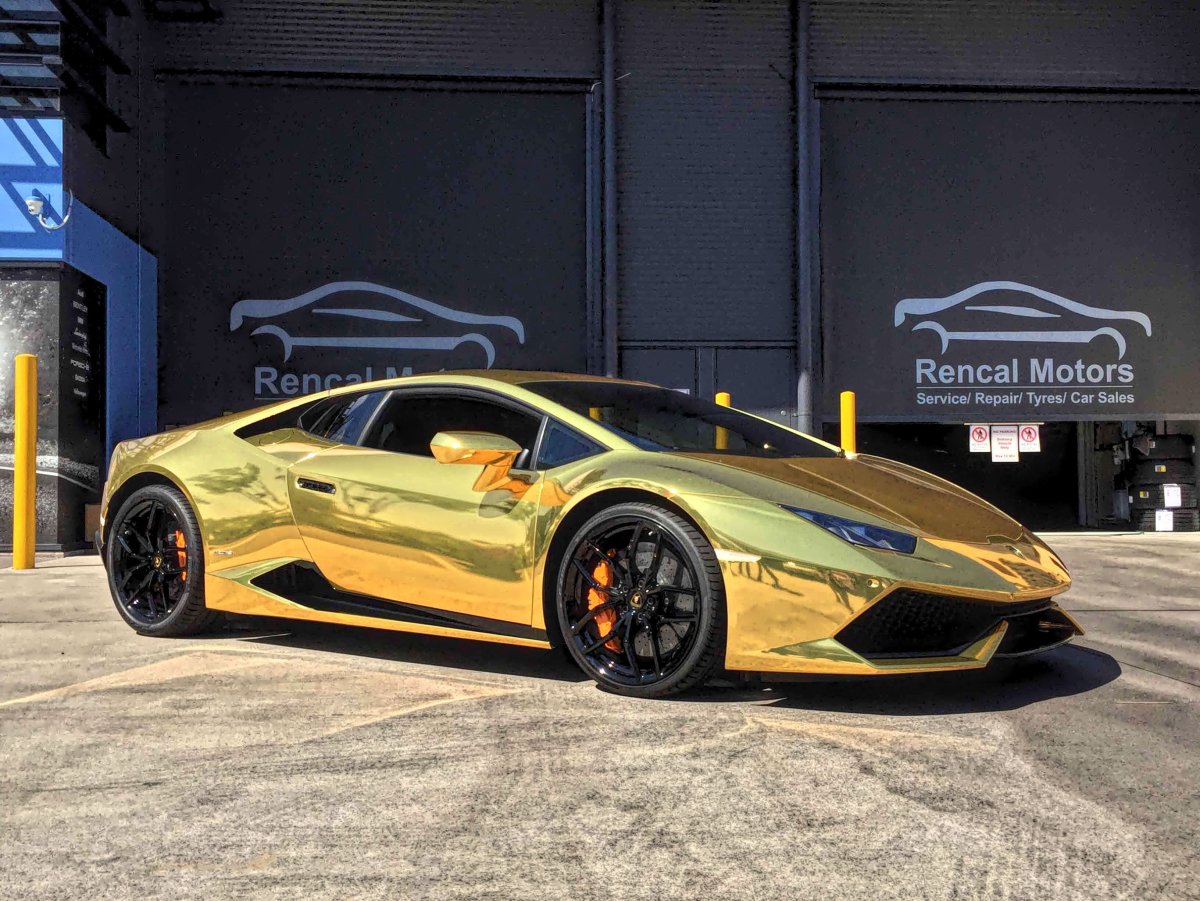 Lamborghini Huracán Золотая