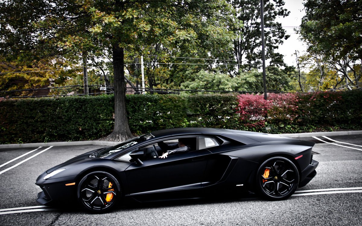 Lamborghini Aventador lp700 Black