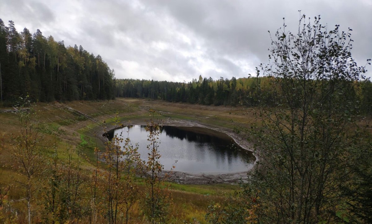 Исчезающее озеро Вологодской области