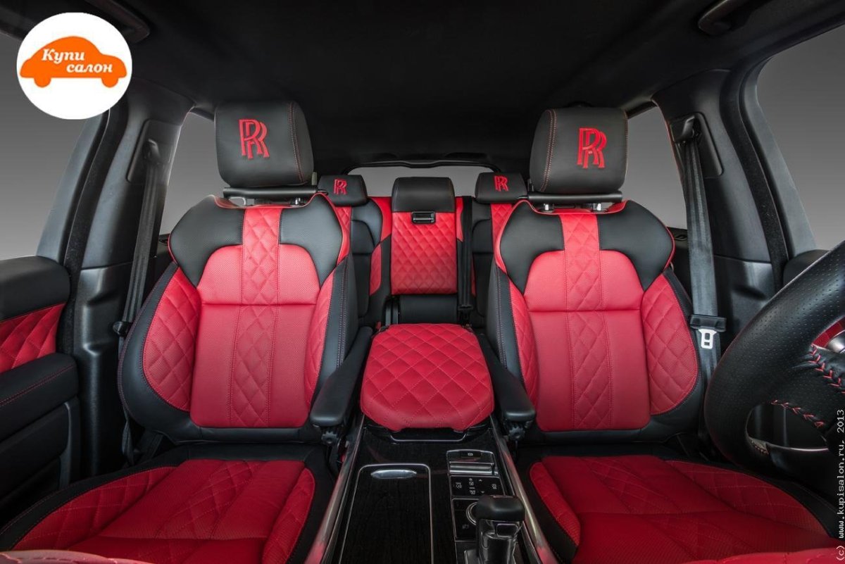 Range Rover Sport красный салон