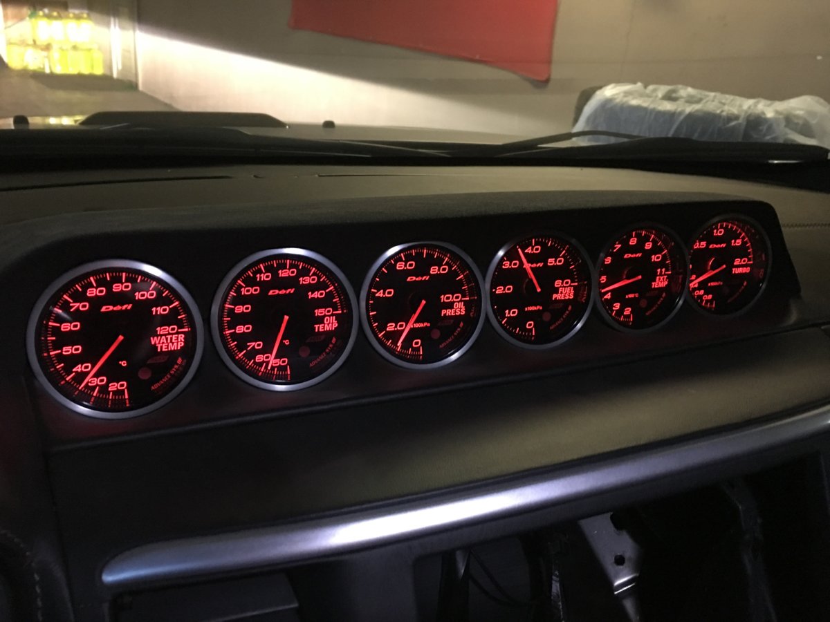 Дополнительные приборы Mitsubishi EVO 10
