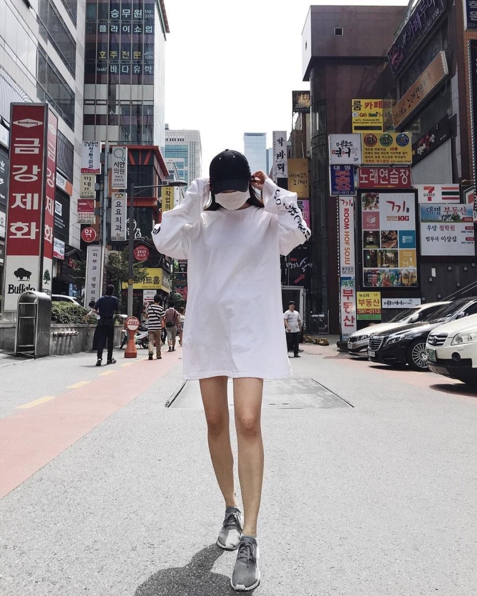 Корейские девушки на улице