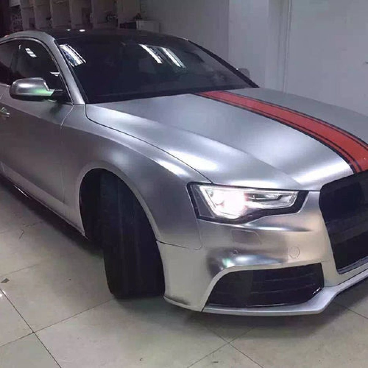 Автопленка матовый хром