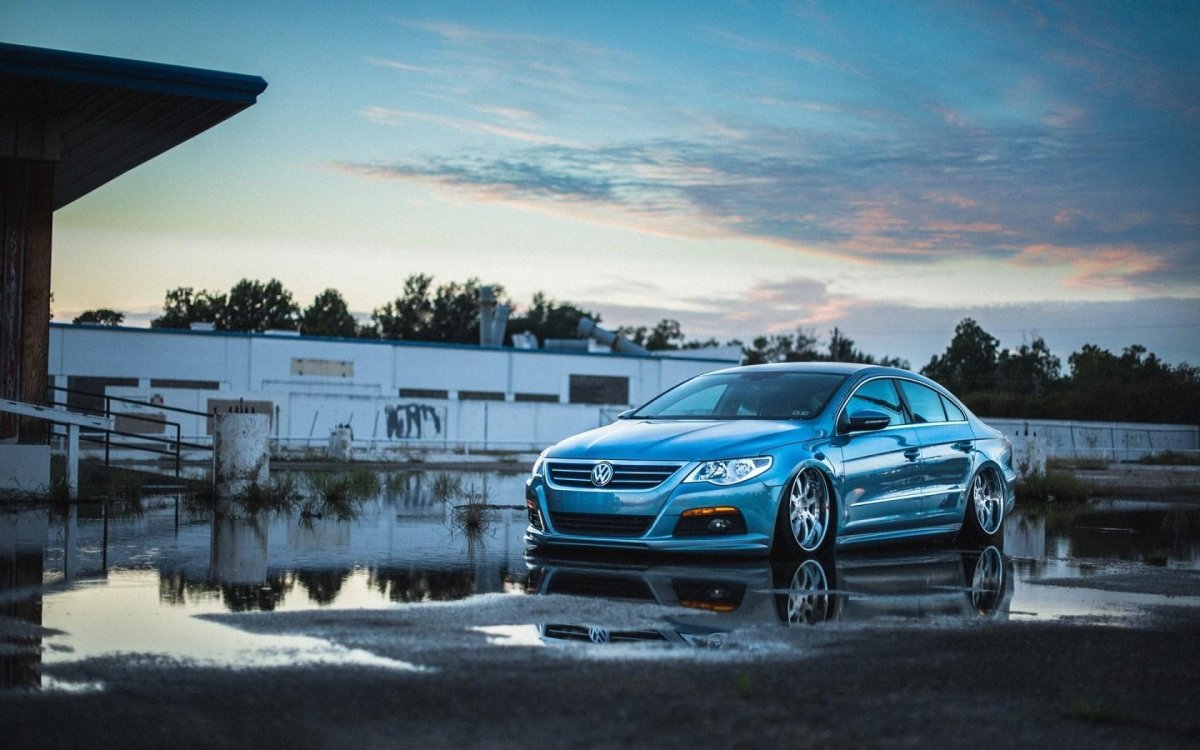 Volkswagen Passat cc 2012 Blue Tuning