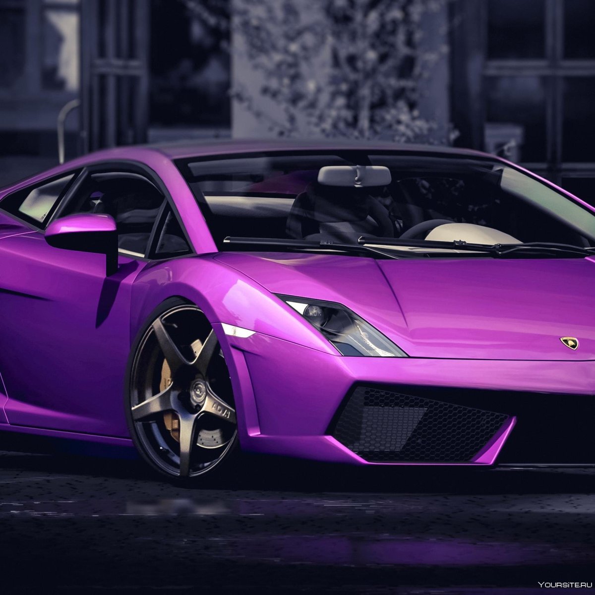 Lamborghini Gallardo фиолетовая
