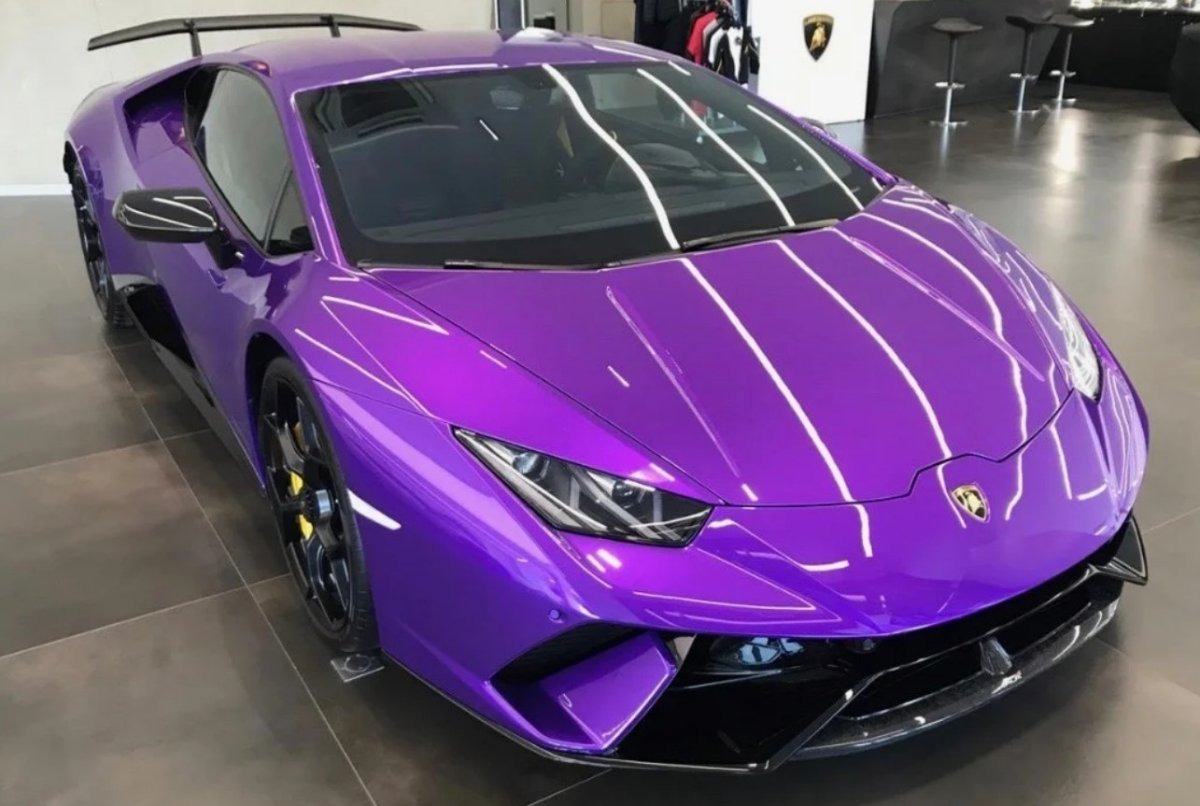 Lamborghini Huracan 2020 фиолетовый