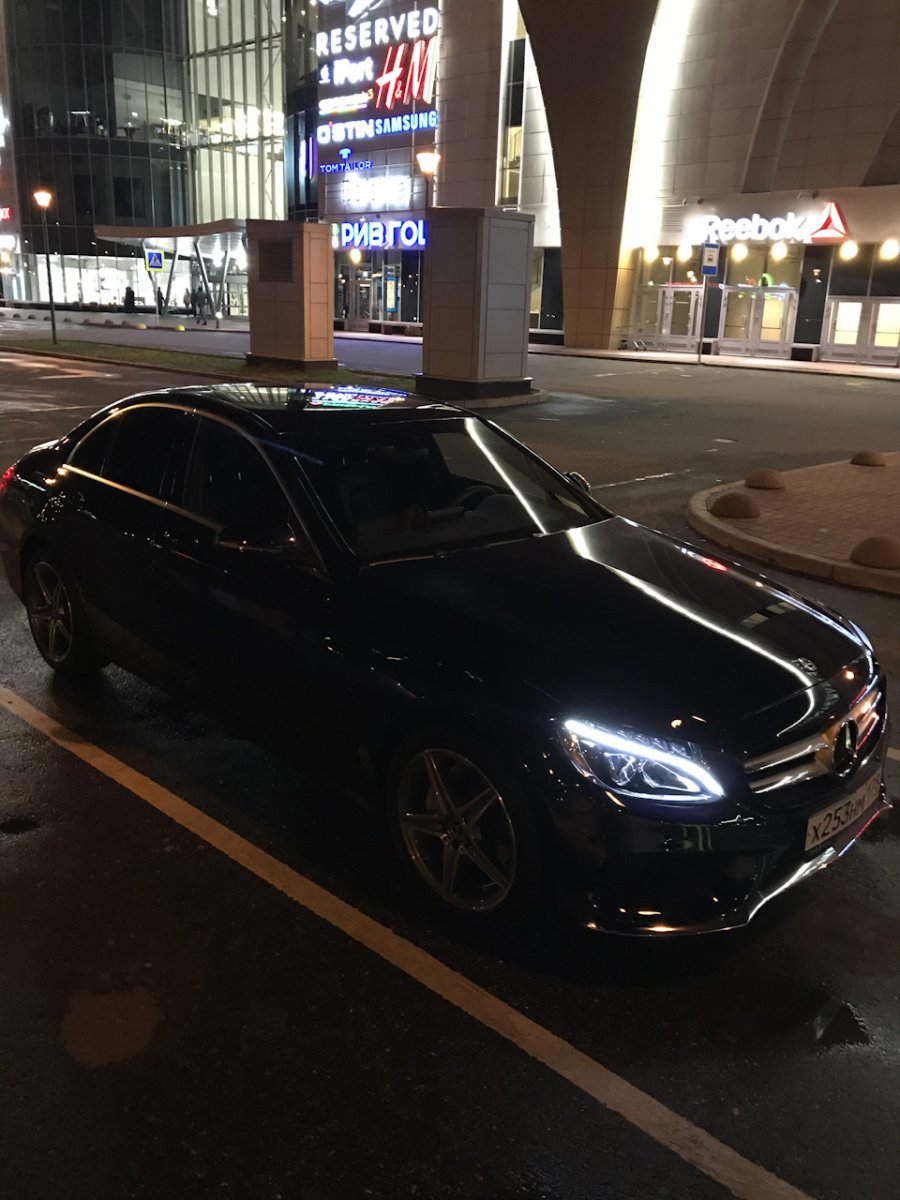Мерседес w222 ночью