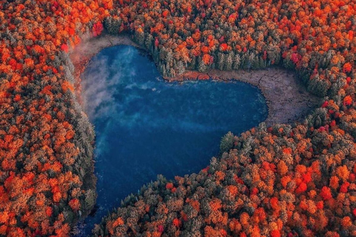 Озеро сердечко