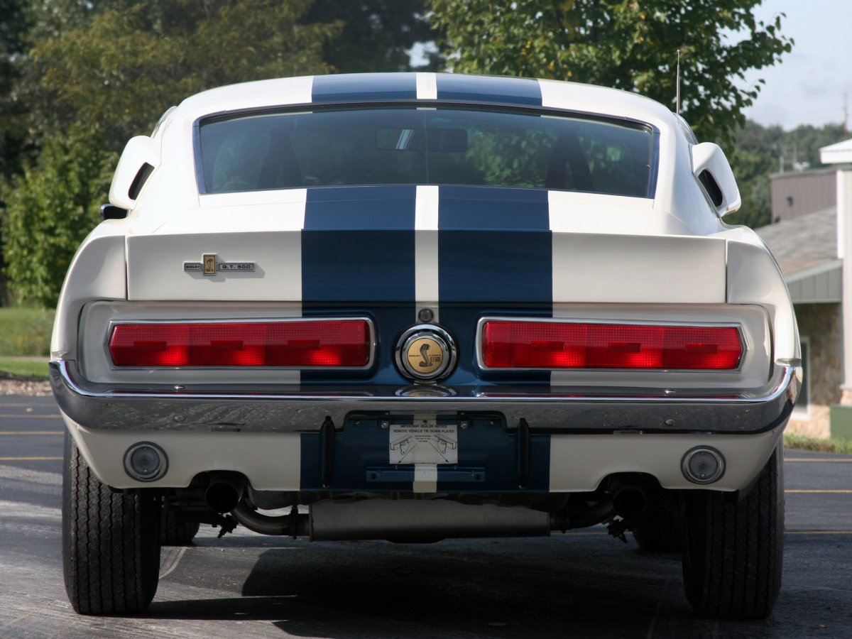 Ford Shelby gt500 сзади
