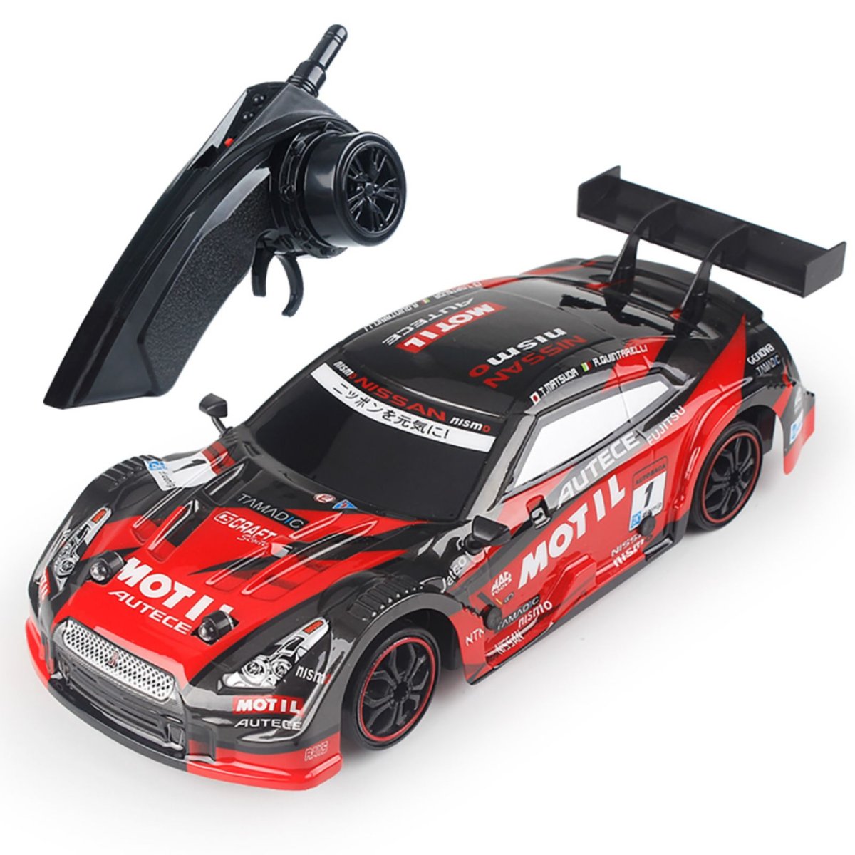1/16 2.4G 4wd 28cm Drift RC car 28km/h with Front led Light RTR Toy
