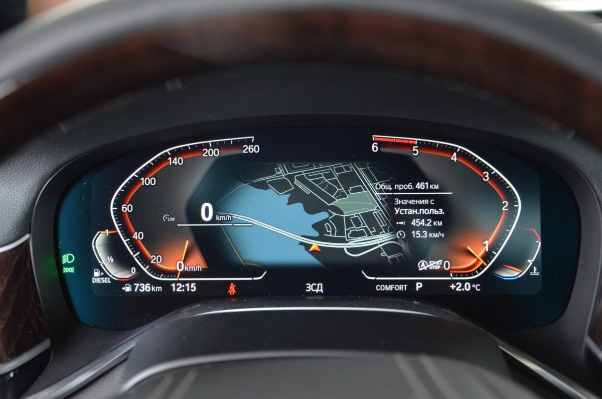 Цифровая приборная панель на Toyota Corolla