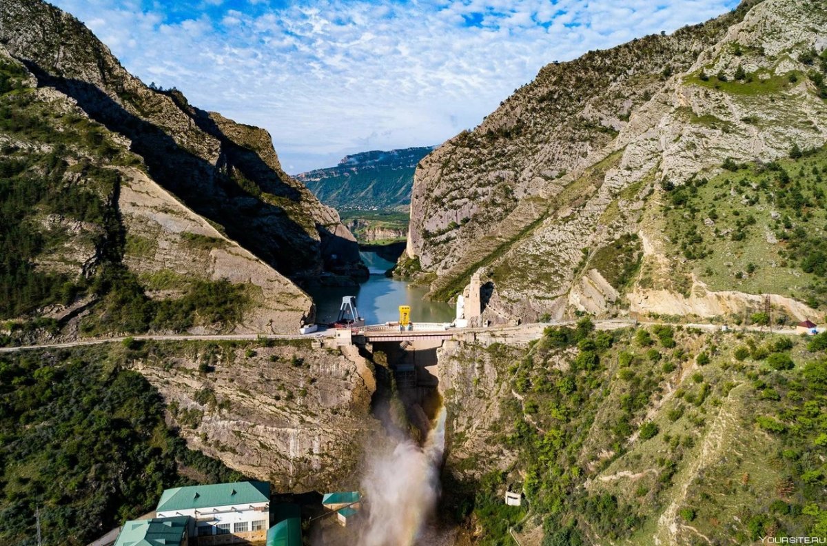 Гунибское водохранилище Дагестан