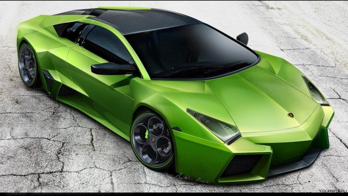 Lamborghini Reventon зеленый