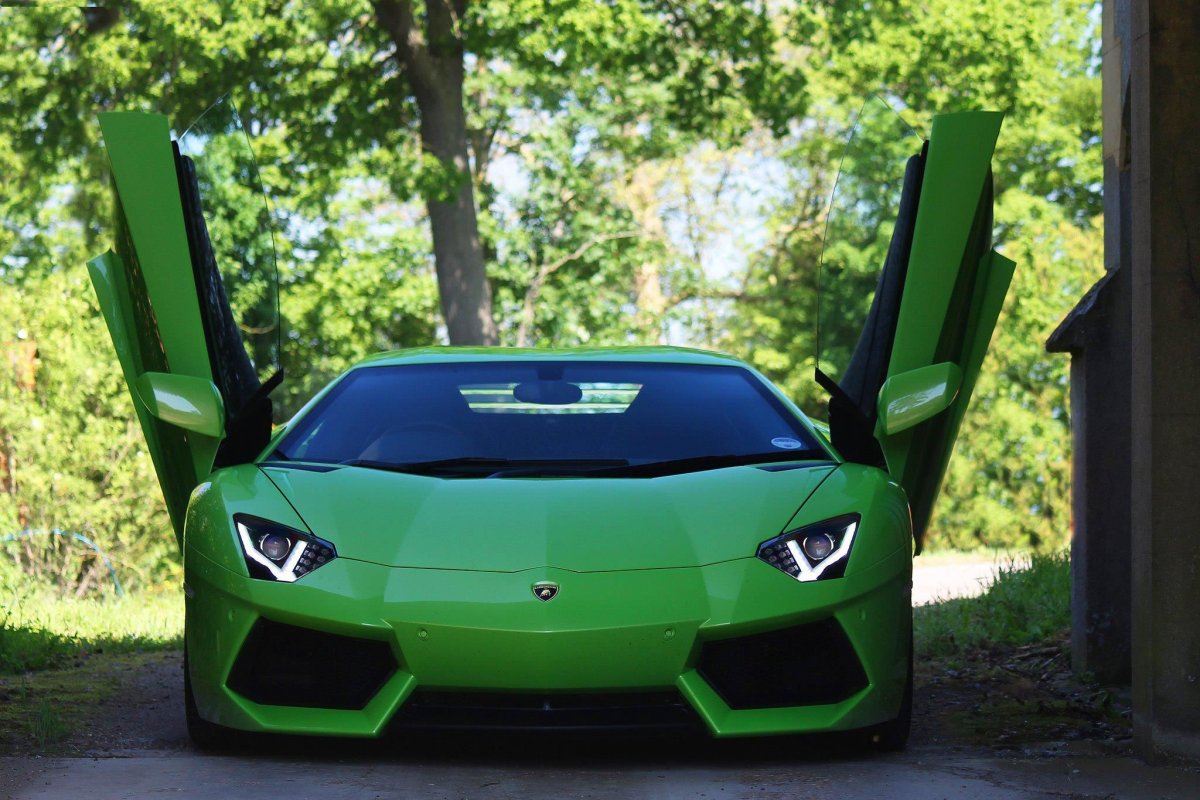 Lamborghini lp700-4 Green